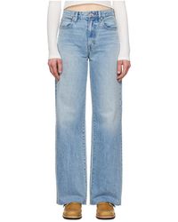 SLVRLAKE Denim - Grace High-Waisted Denim Trousers - Lyst