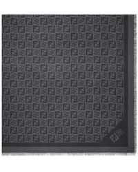 Fendi - Keffiyeh All-Over Ff Pattern Scarf - Lyst
