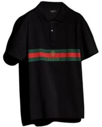 Gucci - Cotton Jersey Polo Shirt With Print - Lyst