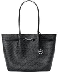 Michael Kors - Carson Large Signature Logo Tote Bag - Lyst