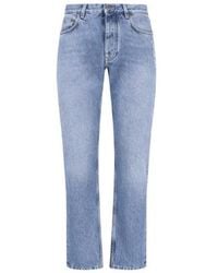 Off-White c/o Virgil Abloh - Half Arrow Printed Straight Leg Jeans - Lyst