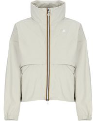 K-Way - Foldable Hood Waterproof Hooded Jacket - Lyst