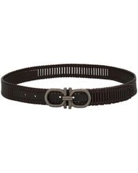 Ferragamo - Ferragamo Eyewear Woven Gancini Belt - Lyst
