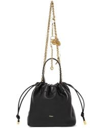 Chloé - Chloé Icons Mini Drawstring Shoulder Bag - Lyst