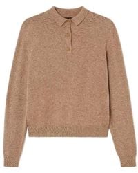 Loro Piana - Long-Sleeved Polo Shirt - Lyst