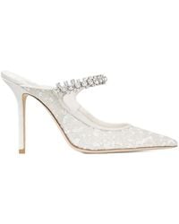 Jimmy Choo - Bing 100 Embellished Mules - Lyst