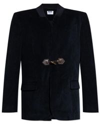 Moschino - Long Sleeved Corduroy Blazer - Lyst