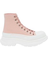McQueen - Logo Lace Up Casual Sports Shoes - Lyst