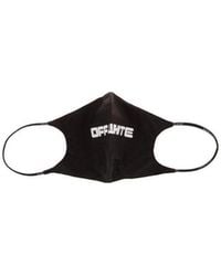 Off-White c/o Virgil Abloh - Logo Printed Face Mask - Lyst