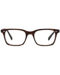 Oliver Peoples - Nisen Rectangular Frame Glasses - Lyst