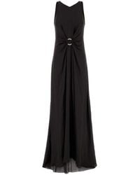 Giorgio Armani - Crepe Long Dress - Lyst