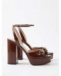 Gucci - Horsebit Platform Sandal - Lyst
