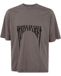 Rick Owens - Graphic-Print Cotton T-Shirt - Lyst