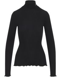Prada - High-Neck Long-Sleeved Knitwear - Lyst