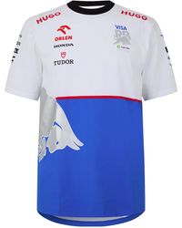 BOSS - X Racing Bulls Logo Crew-Neck T-Shirt - Lyst