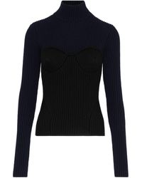 Jean Paul Gaultier - Ribbed High-Neck Sweater - Lyst
