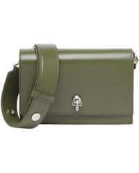 McQueen - Small Skull Leather Shoulder Bag - Lyst