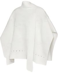Valentino - Short Patterned Embroidered Cloak - Lyst