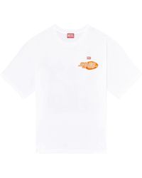 DIESEL - Graphic-Print Short-Sleeve T-Shirt - Lyst
