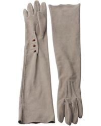 Prada - Full-Finger Long Gloves - Lyst