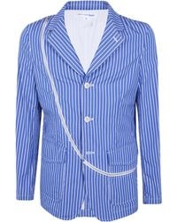 Comme des Garçons - Comme Des Garçons Single Breasted Striped Jacket - Lyst
