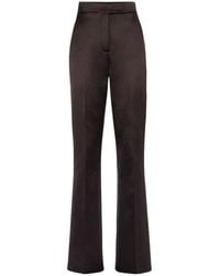 Fendi - Duchess Satin Trousers - Lyst