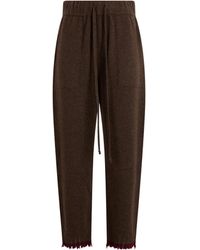Uma Wang - Ribbed Knit Casual Pants - Lyst