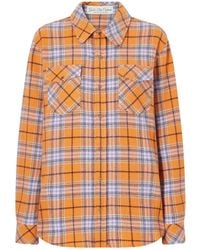 God's True Cashmere - Midnight Sun Checked Cashmere Shirt - Lyst