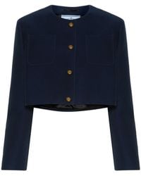 Prada - Long-Sleeved Casual Jacket - Lyst