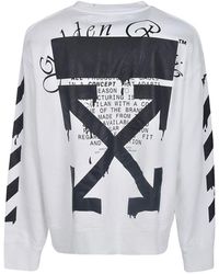 Off-White c/o Virgil Abloh - Dripping Arrows Sweatshirt - Lyst