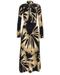 Johanna Ortiz - Halterneck Jersey Midi Dress - Lyst