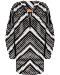 Missoni - Deep V-Neck Dress - Lyst