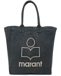 Isabel Marant - Yenky Logo Printed Tote Bag - Lyst