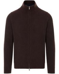 Alpha Studio - Zip-Up Knitted Jacket - Lyst