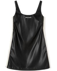 Palm Angels - Logo Embroidered Sleeveless Mini Dress - Lyst