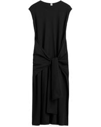 TOTEME - Totême Tie-Waist Jersey Dress - Lyst