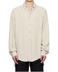 Mugler - Buttoned Long-Sleeved Shirt - Lyst