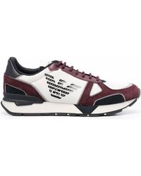 Emporio Armani - Logo Casual Sneakers - Lyst