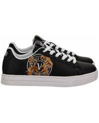 Versace Jeans Couture - Couture Logo Print Low-Top Sneakers - Lyst