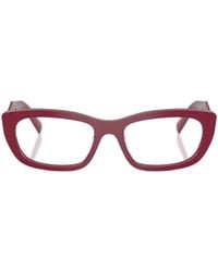 Prada - Eyewear Irregular Frame Glasses - Lyst