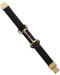Gucci - Leather Bracelet With Horsebit - Lyst
