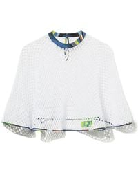 PUCCI - Round-Neck Hollow Cape - Lyst