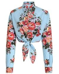 Dolce & Gabbana - Flower Bouquet-Printed Shirt - Lyst