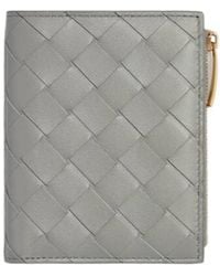 Bottega Veneta - Intrecciato Small Bi-Fold Wallet - Lyst