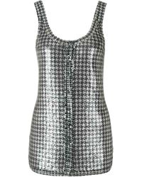 Rabanne - Metallic Effect Sleeveless Top - Lyst