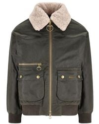 Barbour - Long Sleeved Zip-Up Jacket - Lyst