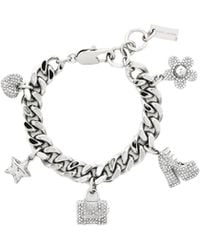 Marc Jacobs - The Pavé Mini Icon Embellished Bracelet - Lyst