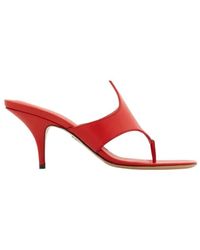 Ferragamo - Ferragamo Thong Heel Sandals - Lyst