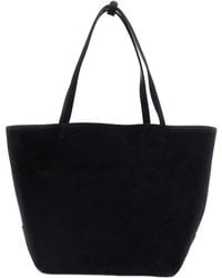 The Row - Park Three Edge Suede Tote Bag - Lyst
