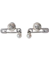 Vivienne Westwood - Claude Small Stud Embellished Earrings - Lyst